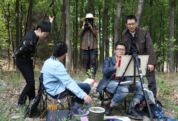 #采訪手記# 與藝術結緣的大榛峪村