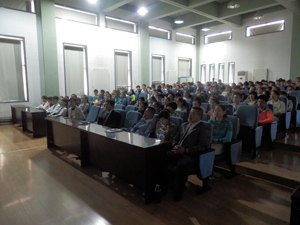 廣州麗思卡爾頓酒店餐飲專家周先勝來山東旅游職業學院講座