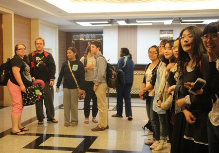 美國杰克遜威爾州立大學代表團抵達臺州學院