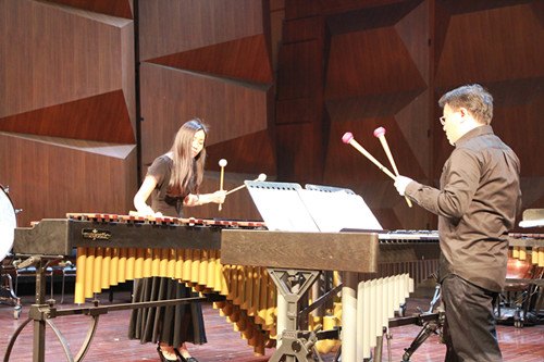 南京藝術學院秦效原教授、鈴凱老師參加WNZ三院校聯合打擊樂學科交流音樂會及學術交流研討會