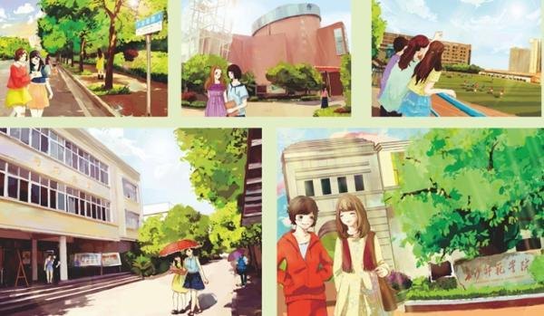 畢業(yè)季:長(zhǎng)沙師范學(xué)校畢業(yè)生手繪母校明信片走紅網(wǎng)絡(luò)