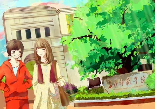 畢業(yè)季:長(zhǎng)沙師范學(xué)校畢業(yè)生手繪母校明信片走紅網(wǎng)絡(luò)